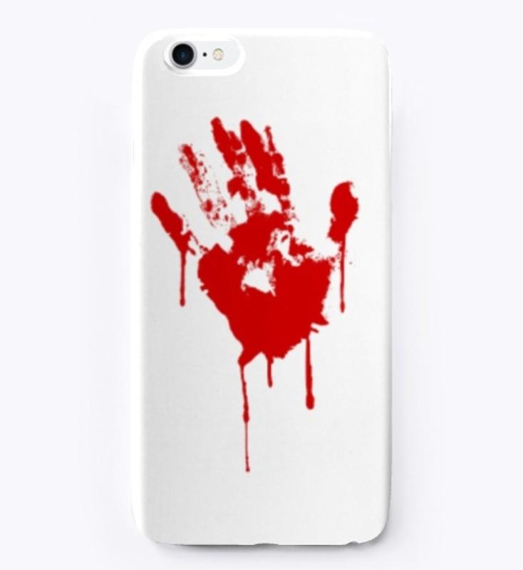 Bloody hand print